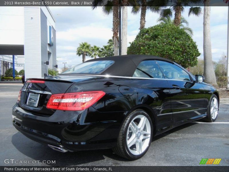 Black / Black 2013 Mercedes-Benz E 550 Cabriolet