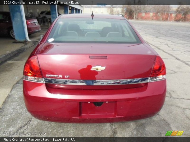 Red Jewel Tintcoat / Ebony 2009 Chevrolet Impala LT