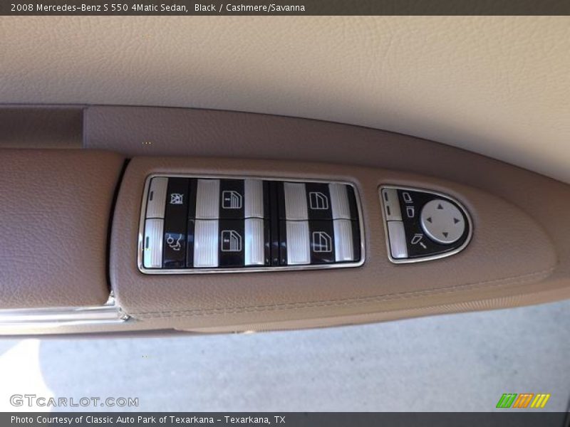 Black / Cashmere/Savanna 2008 Mercedes-Benz S 550 4Matic Sedan