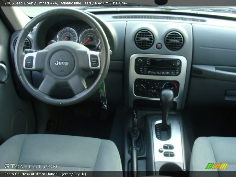Atlantic Blue Pearl / Medium Slate Gray 2006 Jeep Liberty Limited 4x4