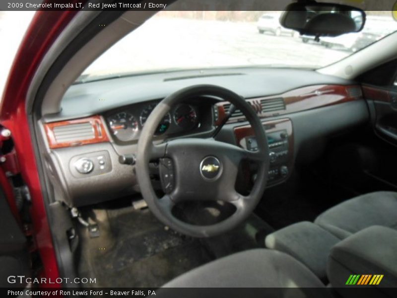Red Jewel Tintcoat / Ebony 2009 Chevrolet Impala LT