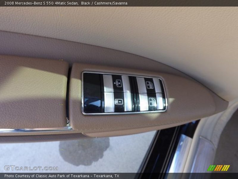 Black / Cashmere/Savanna 2008 Mercedes-Benz S 550 4Matic Sedan