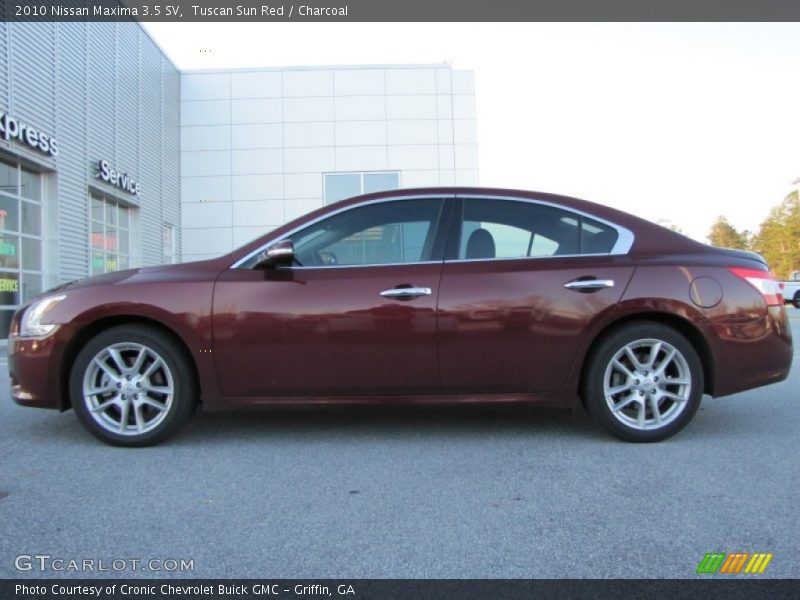  2010 Maxima 3.5 SV Tuscan Sun Red