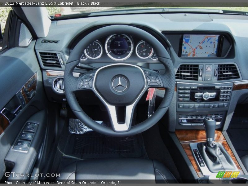 Dashboard of 2013 E 550 Cabriolet