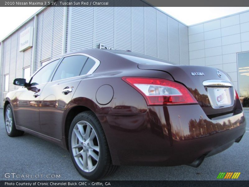 Tuscan Sun Red / Charcoal 2010 Nissan Maxima 3.5 SV