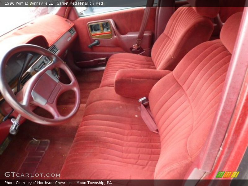  1990 Bonneville LE Red Interior