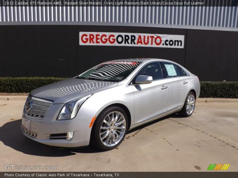 Radiant Silver Metallic / Very Light Platinum/Dark Urban/Cocoa Opus Full Leather 2013 Cadillac XTS Platinum AWD