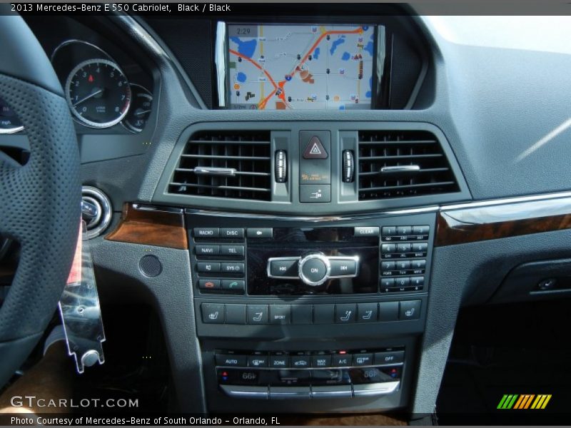Controls of 2013 E 550 Cabriolet