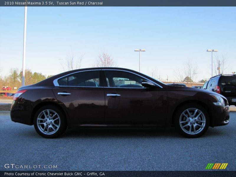 Tuscan Sun Red / Charcoal 2010 Nissan Maxima 3.5 SV