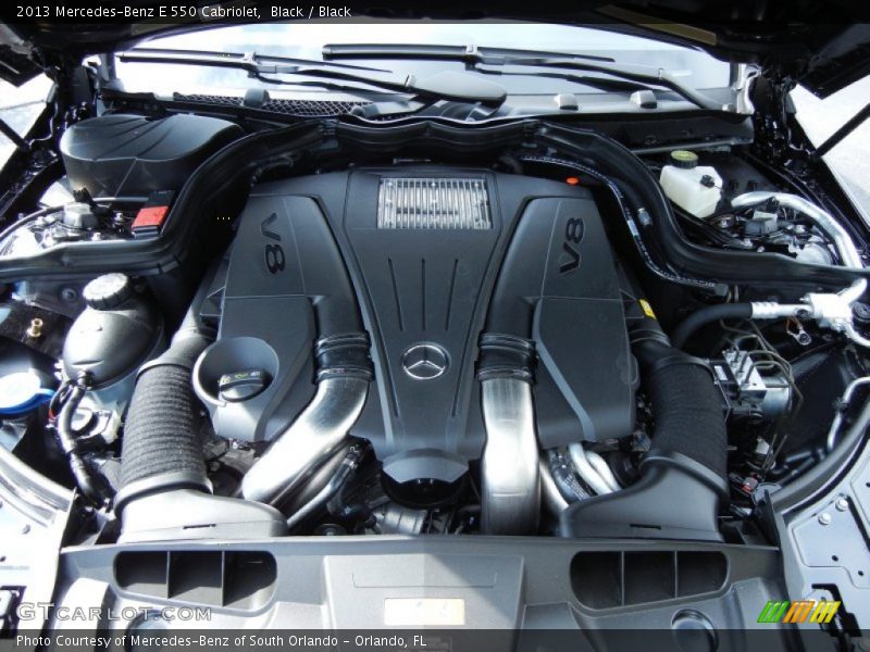  2013 E 550 Cabriolet Engine - 4.6 Liter Twin-Turbocharged DOHC 32-Valve VVT V8