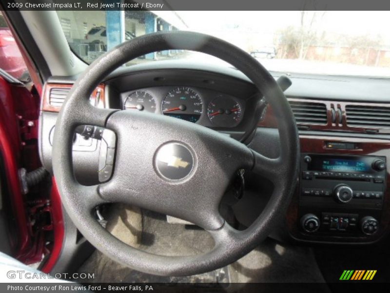 Red Jewel Tintcoat / Ebony 2009 Chevrolet Impala LT