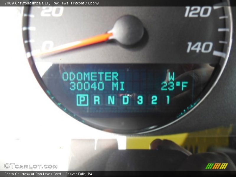 Red Jewel Tintcoat / Ebony 2009 Chevrolet Impala LT