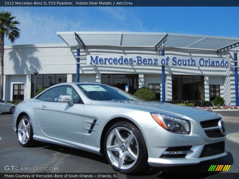 Iridium Silver Metallic / Ash/Grey 2013 Mercedes-Benz SL 550 Roadster