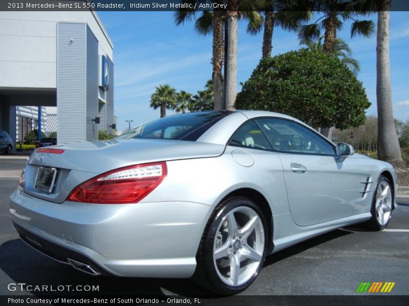 Iridium Silver Metallic / Ash/Grey 2013 Mercedes-Benz SL 550 Roadster