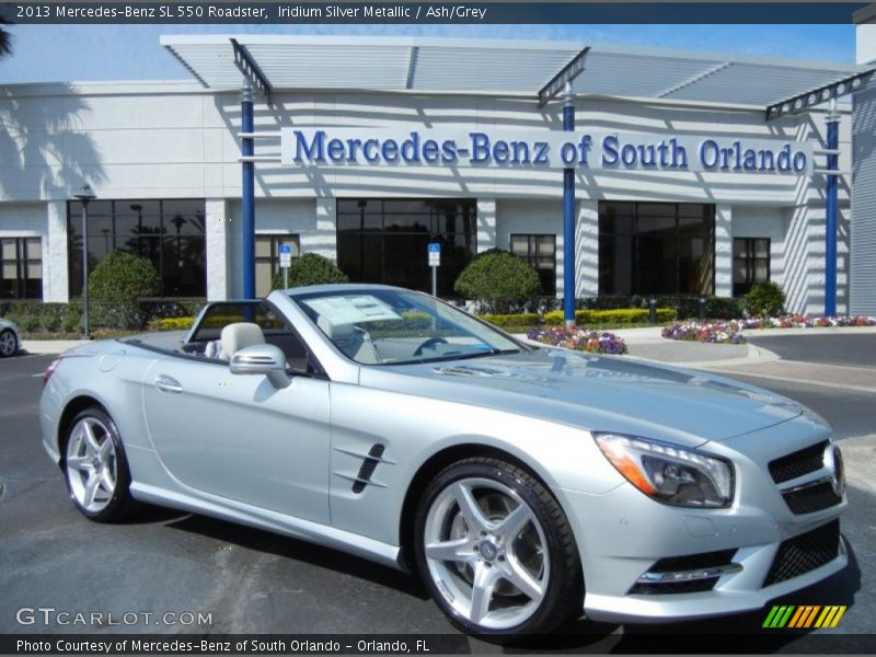 Iridium Silver Metallic / Ash/Grey 2013 Mercedes-Benz SL 550 Roadster