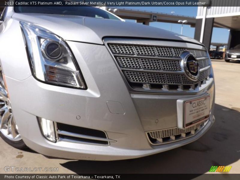 Radiant Silver Metallic / Very Light Platinum/Dark Urban/Cocoa Opus Full Leather 2013 Cadillac XTS Platinum AWD