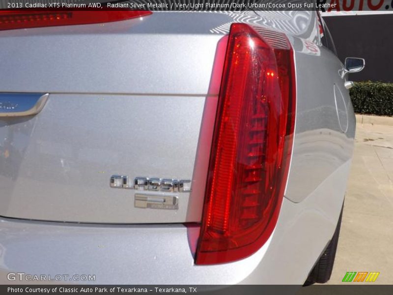 Radiant Silver Metallic / Very Light Platinum/Dark Urban/Cocoa Opus Full Leather 2013 Cadillac XTS Platinum AWD