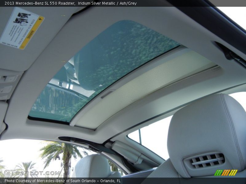 Iridium Silver Metallic / Ash/Grey 2013 Mercedes-Benz SL 550 Roadster