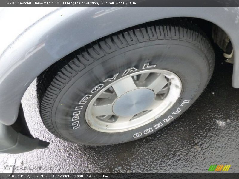 Summit White / Blue 1998 Chevrolet Chevy Van G10 Passenger Conversion