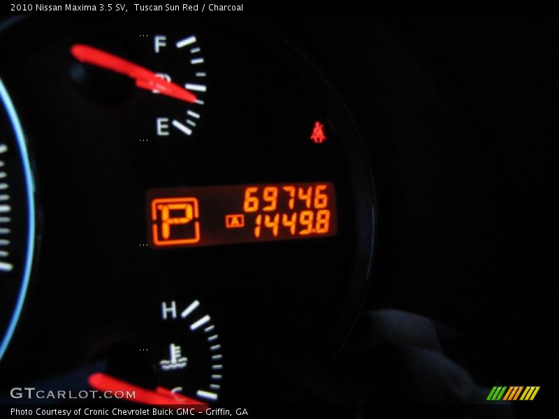 Tuscan Sun Red / Charcoal 2010 Nissan Maxima 3.5 SV
