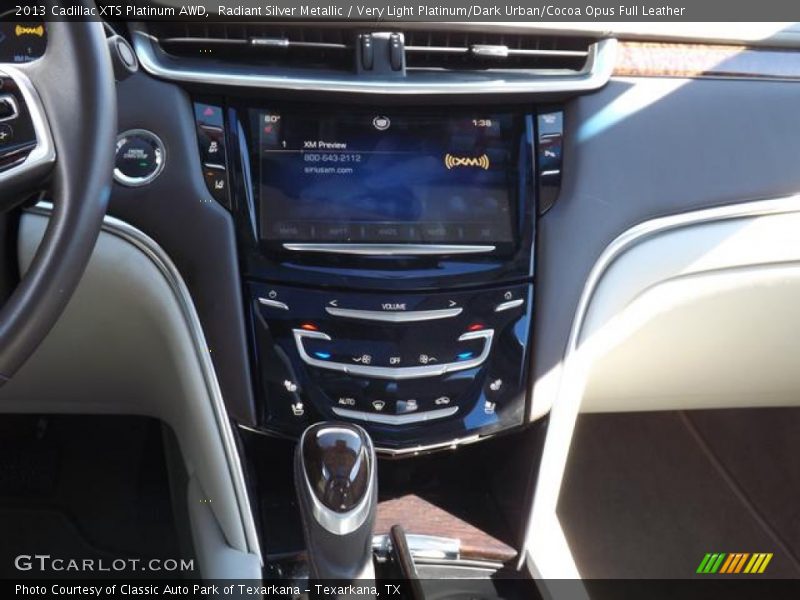 Controls of 2013 XTS Platinum AWD