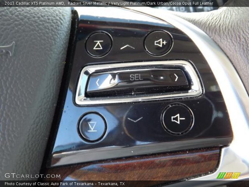 Controls of 2013 XTS Platinum AWD