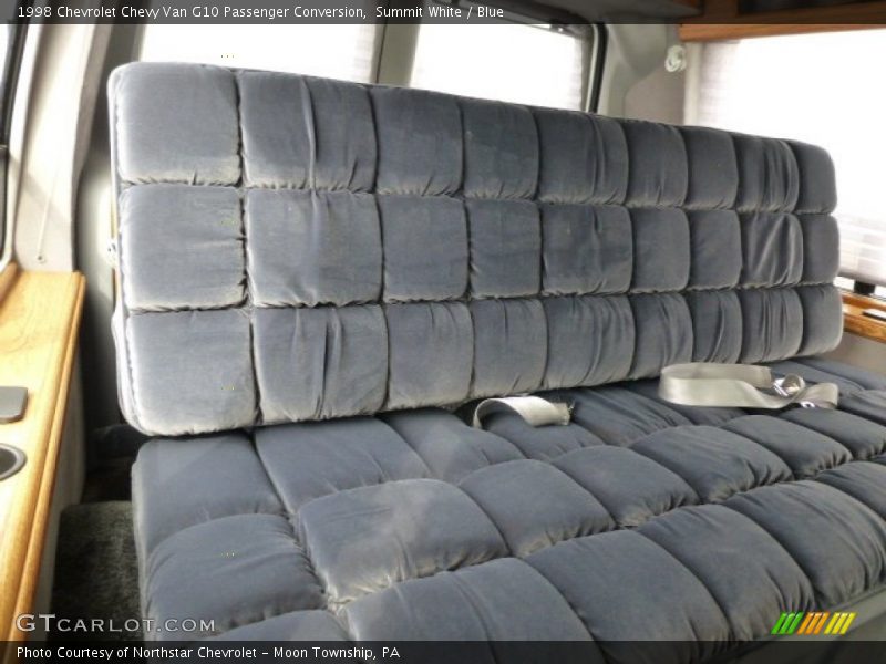 Rear Seat of 1998 Chevy Van G10 Passenger Conversion