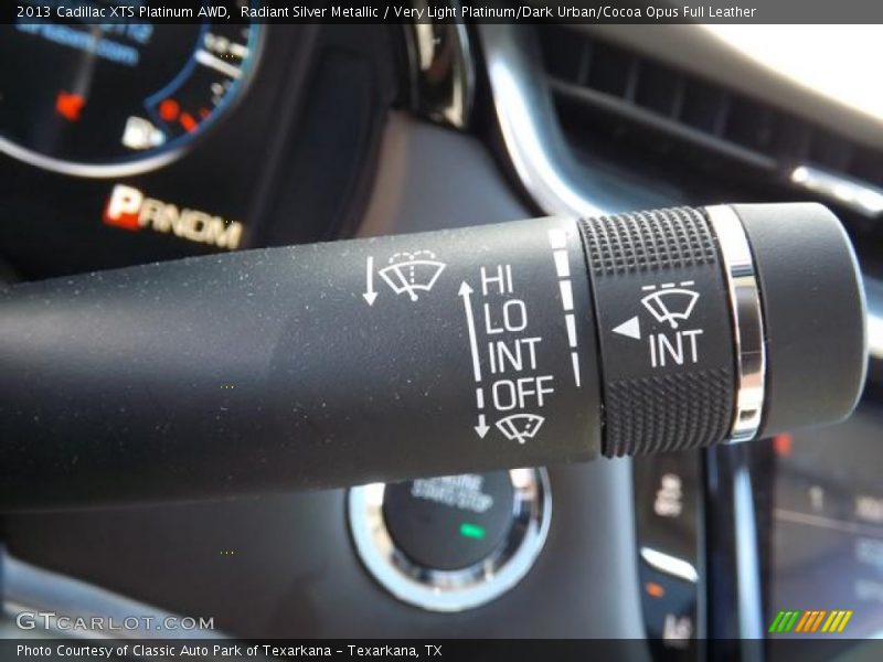 Controls of 2013 XTS Platinum AWD