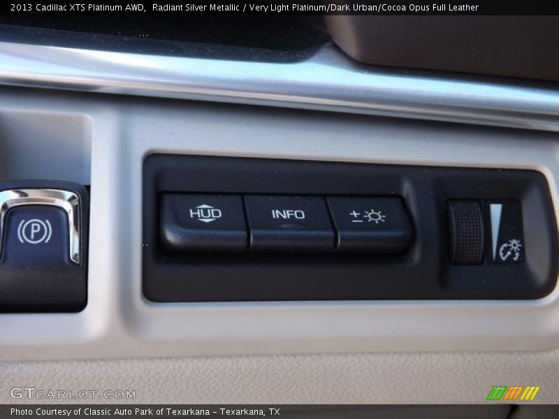 Controls of 2013 XTS Platinum AWD
