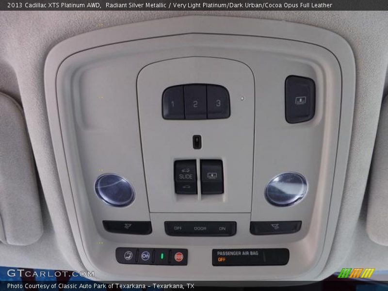 Controls of 2013 XTS Platinum AWD