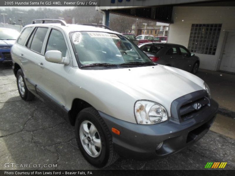 Pewter Gray / Gray 2005 Hyundai Santa Fe GLS 4WD