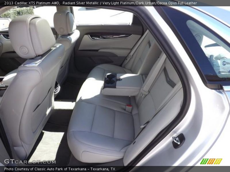 Rear Seat of 2013 XTS Platinum AWD