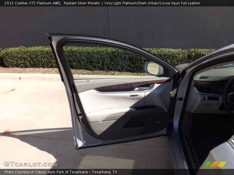 Radiant Silver Metallic / Very Light Platinum/Dark Urban/Cocoa Opus Full Leather 2013 Cadillac XTS Platinum AWD