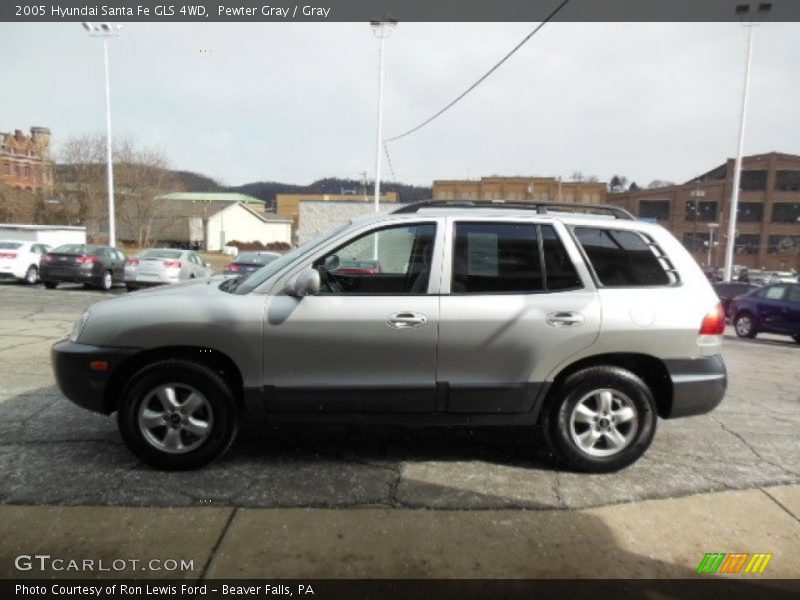 Pewter Gray / Gray 2005 Hyundai Santa Fe GLS 4WD