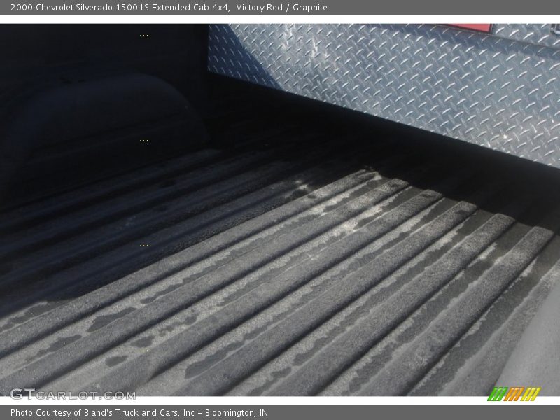 Victory Red / Graphite 2000 Chevrolet Silverado 1500 LS Extended Cab 4x4