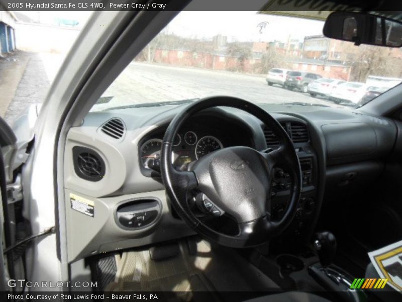 Pewter Gray / Gray 2005 Hyundai Santa Fe GLS 4WD