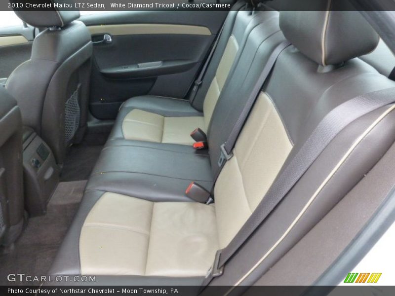 Rear Seat of 2010 Malibu LTZ Sedan