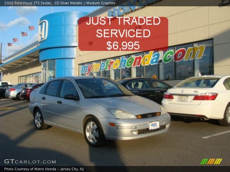 CD Silver Metallic / Medium Graphite 2002 Ford Focus ZTS Sedan