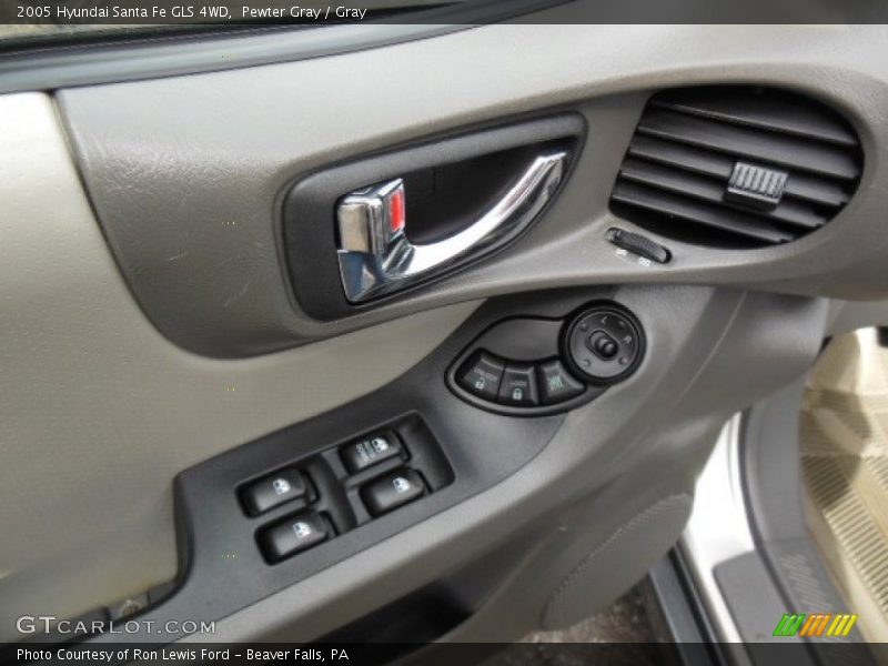 Pewter Gray / Gray 2005 Hyundai Santa Fe GLS 4WD