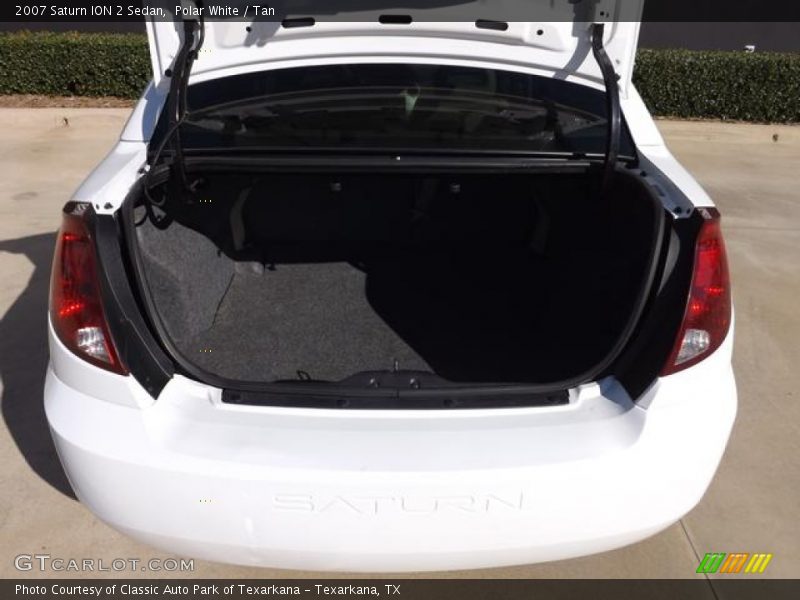 Polar White / Tan 2007 Saturn ION 2 Sedan