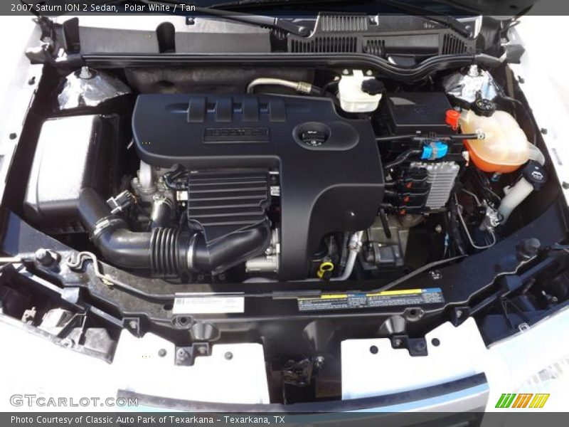 Polar White / Tan 2007 Saturn ION 2 Sedan
