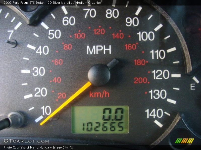 CD Silver Metallic / Medium Graphite 2002 Ford Focus ZTS Sedan