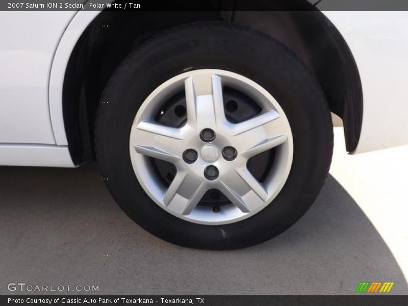 Polar White / Tan 2007 Saturn ION 2 Sedan