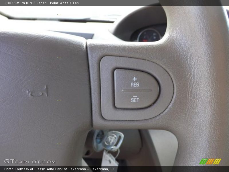 Polar White / Tan 2007 Saturn ION 2 Sedan