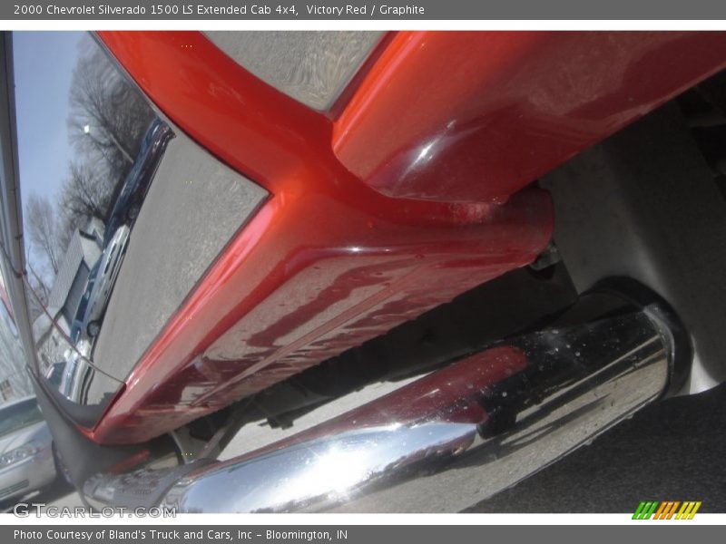 Victory Red / Graphite 2000 Chevrolet Silverado 1500 LS Extended Cab 4x4
