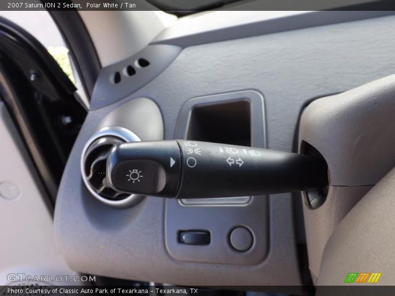 Polar White / Tan 2007 Saturn ION 2 Sedan