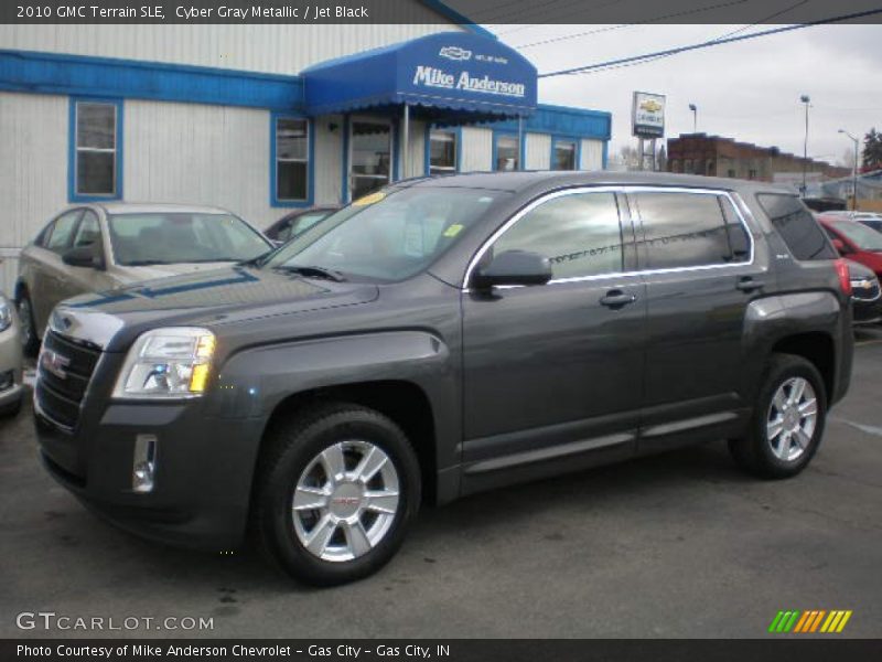 Cyber Gray Metallic / Jet Black 2010 GMC Terrain SLE