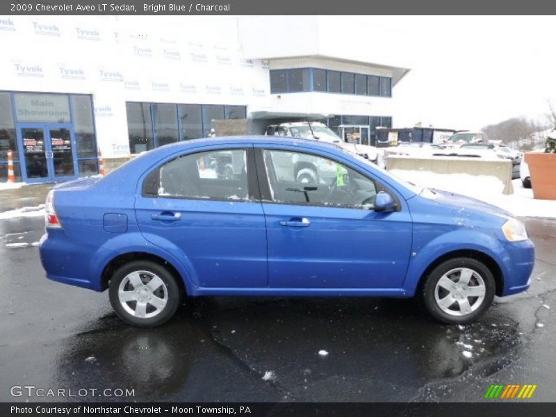 Bright Blue / Charcoal 2009 Chevrolet Aveo LT Sedan
