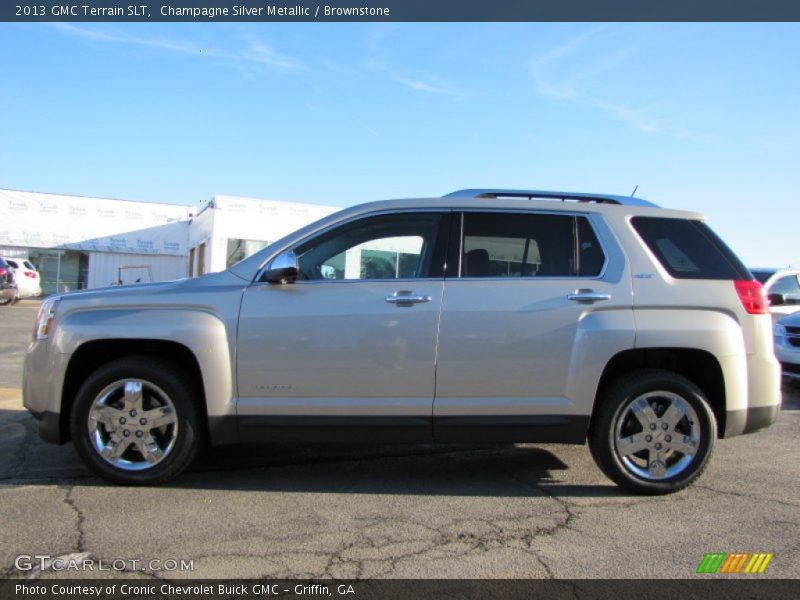 Champagne Silver Metallic / Brownstone 2013 GMC Terrain SLT