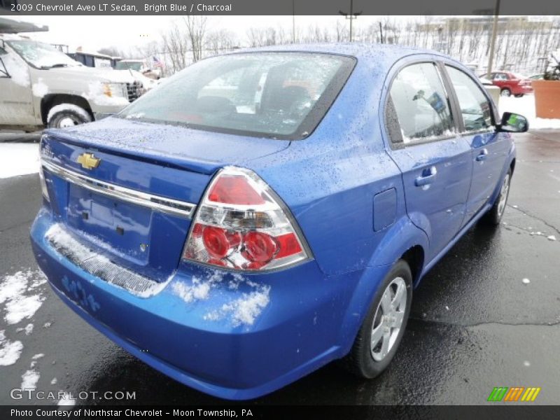 Bright Blue / Charcoal 2009 Chevrolet Aveo LT Sedan